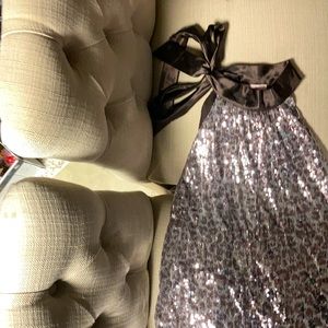 Candies Sequins animal print top